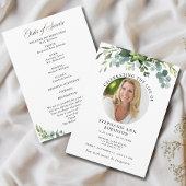 ユーカリ葬儀メモリアル写真奉仕順 プログラム