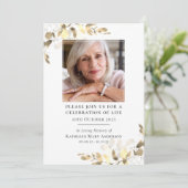 ユーカリ葬儀記念お祝い・オブ・ライフ 招待状 (スタンド正面)