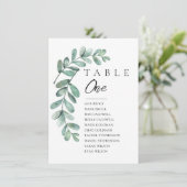 ユーカリ表座図 招待状 (スタンド正面)