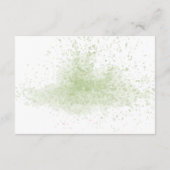 ユーカリ表示ブライダルシャワー格納カード エンクロージャーカード (裏面)