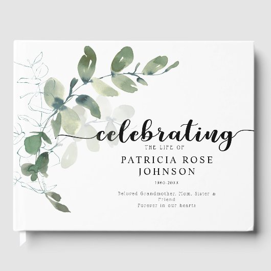 ユーカリ記念葬儀追悼 ゲストブック (正面)