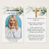 ユーカリ記念葬式しおり (正面&裏面)