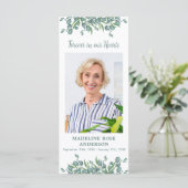 ユーカリ記念詩葬儀祈りの言葉カード写真 メニュー (スタンド正面)