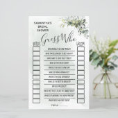 ユーカリ誰がバイリンガルブライダルシャワーゲーム (スタンド正面)