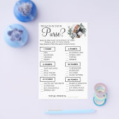 ユーカリ財布の中に何がシャワーゲームカード チラシ (シングル)