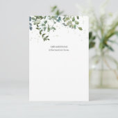 ユーカリ赤ちゃんシャワーエンクロージャカード エンクロージャーカード (スタンド正面)