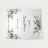 ユーカリ赤ちゃんシャワー写真背景タペストリー タペストリー (正面(横))