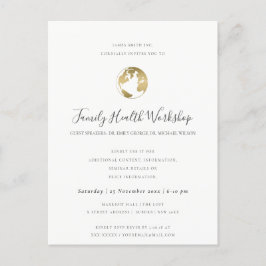 ユーカリ赤面バラブラックピンクワークショップイベント 案内ポストカード