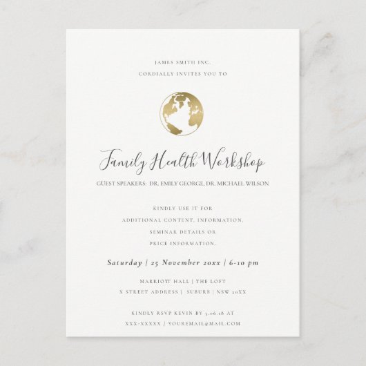 ユーカリ赤面バラブラックピンクワークショップイベント 案内ポストカード (正面)