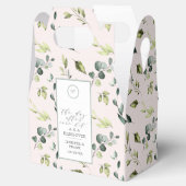 ユーカリ赤面ピンクハングオーバーキットウェディングパーティー フェイバーボックス (オープン)