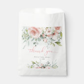 ユーカリ赤面フローラベビーイン開花ベビーシャワー フェイバーバッグ (正面)