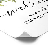 ユーカリ赤面結婚式ポスター ポスター (角)