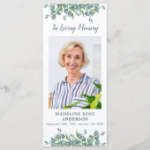 ユーカリ追悼式祈りの言葉カード（写真付） (正面)