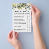 ユーカリ金の上または下シャワーゲームカード チラシ (ハンドル)