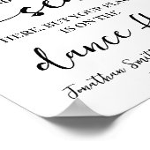 ユーカリ金ゴールドあなたの席を見つけるウェディングレセプション ポスター (角)