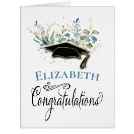 ユーカリ金ゴールドおめでとう大学院カード