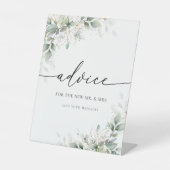 ユーカリ金ゴールドアドバイス標識 台座サイン (正面)