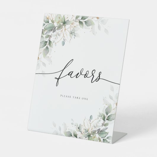 ユーカリ金ゴールドウィズサイン 台座サイン (正面)