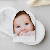 ユーカリ金ゴールドクロスフォトアーチバプテスマ 招待状