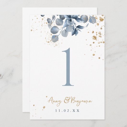 ユーカリ金ゴールドグリッターコード01表番号スタイルa (正面/裏面)