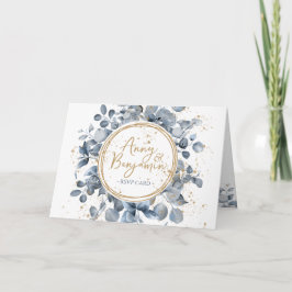 ユーカリ金ゴールドグリッターコード01 - RSVP 1 招待状