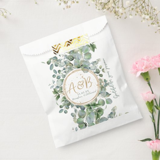 ユーカリ金ゴールドグリッター – コード02 - b フェイバーバッグ (封をした状態)