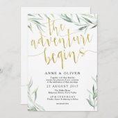 ユーカリ金ゴールドザアドベンチャー開始招待状 招待状 (正面/裏面)