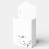 ユーカリ金ゴールドセージ結婚グリーン フェイバーボックス (オープン)