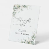 ユーカリ金ゴールドデイトナイトアイディア標識 台座サイン (正面)