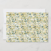 ユーカリ金ゴールドファンシーNothing Just Love Elopment 招待状 (裏面)