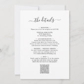 ユーカリ金ゴールドメタリック結婚すべて 招待状 (裏面)