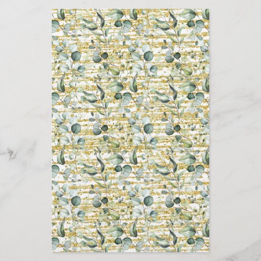 ユーカリ金ゴールド共有日付アイディアシャワーゲームカード チラシ (裏面)