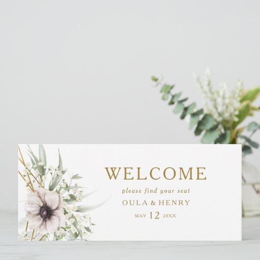 ユーカリ金ゴールド幾何ぶら下がった式シーティングヘッダー (スタンド正面)