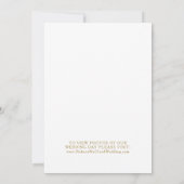 ユーカリ金ゴールド幾何学論文発表 招待状 (裏面)