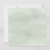 ユーカリ金ゴールド幾何学|延期されたコミュニション 招待状 (裏面)