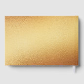 ユーカリ金ゴールド幾何学Sweet sixteen ゲストブック (裏面)