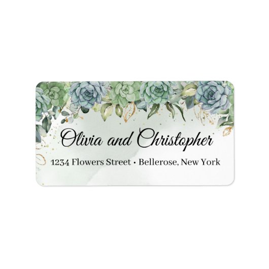 ユーカリ金ゴールド枠 ラベル (正面)