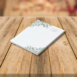 ユーカリ金ゴールド点 ノートパッド