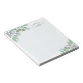 ユーカリ金ゴールド点 ノートパッド (アングル)