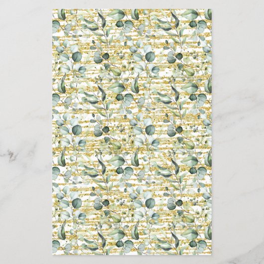 ユーカリ金ゴールドIスパイウェディングレセプションゲームカード チラシ (裏面)