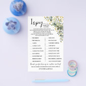 ユーカリ金ゴールドIスパイウェディングレセプションゲームカード チラシ (シングル)