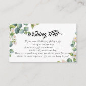 ユーカリ開花の良さを願結婚う エンクロージャーカード (正面)