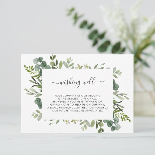 ユーカリ離れグリン結婚グの願い井戸 エンクロージャーカード (スタンド正面)