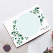 ユーカリ離れグリーパーソナライズされたノートカード ノートカード