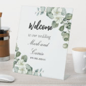 ユーカリ離れグリー結婚のペデスタル標識 台座サイン (インサイチュ)