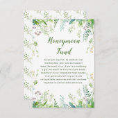 ユーカリ離れグ結婚リーズ新婚旅行ファンド エンクロージャーカード (正面/裏面)