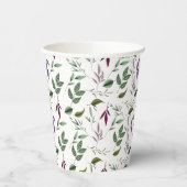 ユーカリ離れスは紫の緑の離れシダ 紙コップ (左)