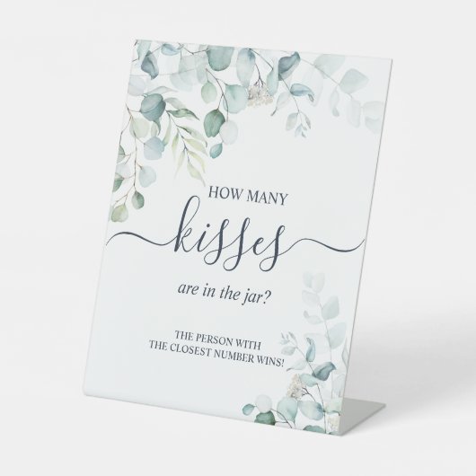 ユーカリ離れスキスは瓶の中に何個いる？ 台座サイン (正面)