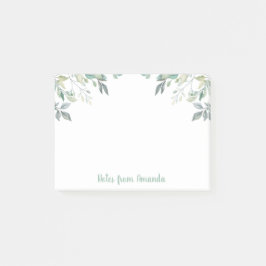 ユーカリ離れスグリーンウォーター色ポストイットノート ポストイット