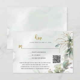 ユーカリ離れスゴールデングリーナリーRSVP 出欠カード
